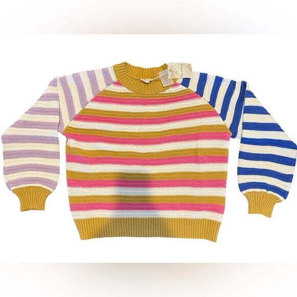 Hem & Thread Multicolor Striped Sweater - Picture 2 of 5